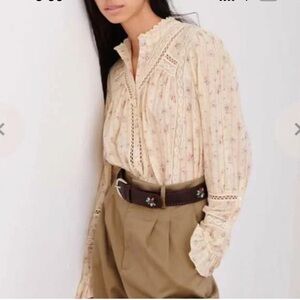 Ba&sh Haby shirt in cream